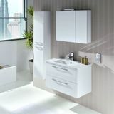 Badkamermeubelset dekker klea 80x50x44.5 cm hoogglans wit